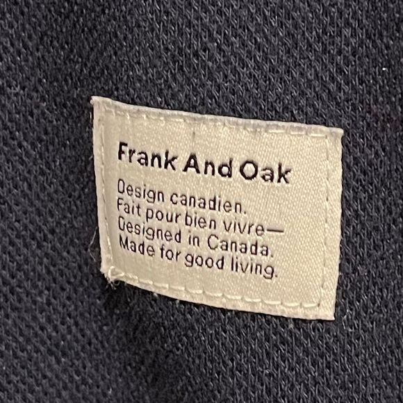 Frank And Oak Men’s Half-Zip Sweatshirt - Size M - Picture 9 of 10